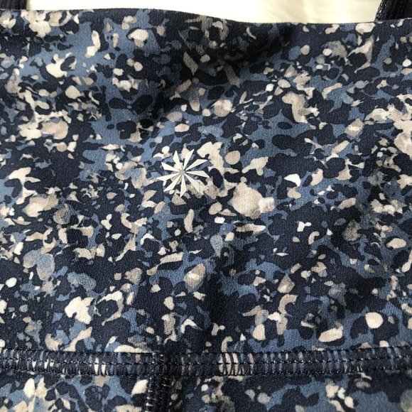 NWOT Athleta Blue Sandstone Mesh Leggings - Picture 5 of 6